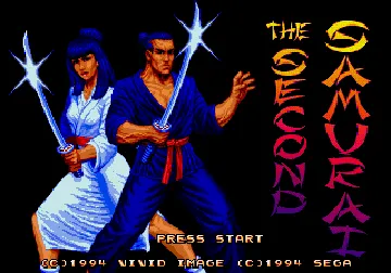 Second Samurai (Europe) screen shot title